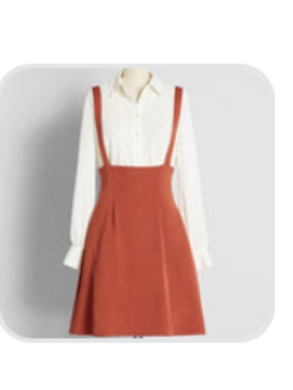 Modcloth Overall Winner Jumper in Red